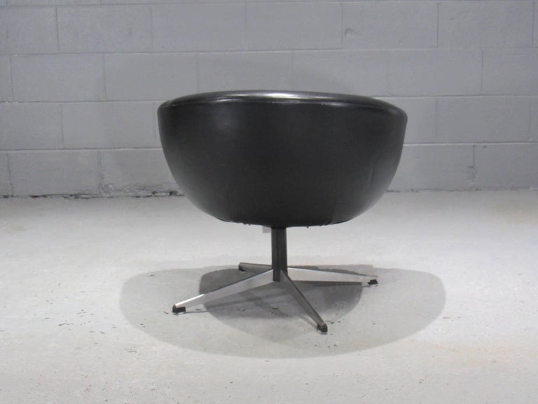 Black Swivel Pod Chair by Overman For Sale at 1stDibs overman pod