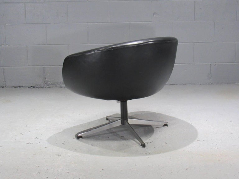 Black Swivel Pod Chair by Overman For Sale at 1stDibs overman pod