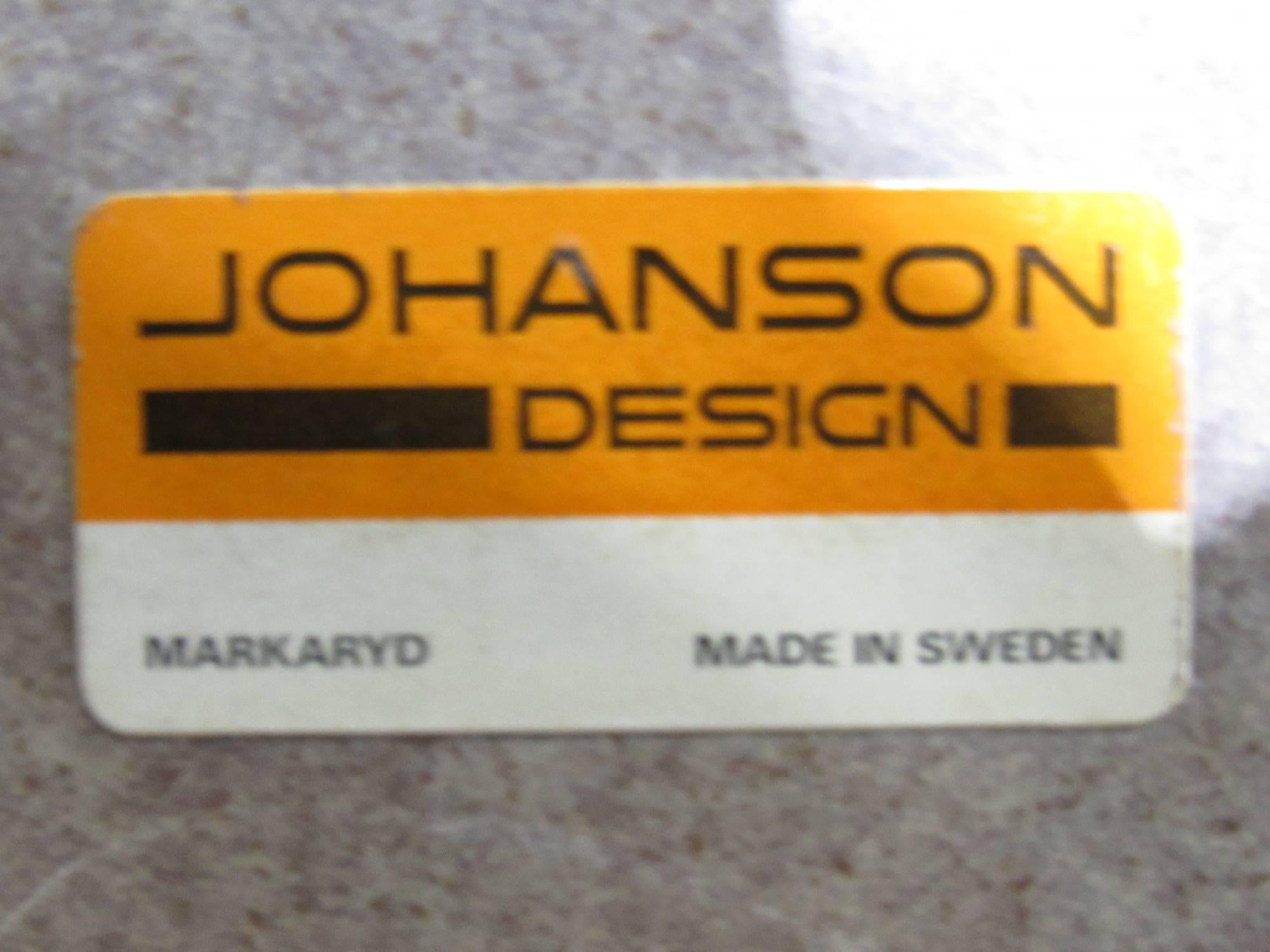 Chrome Tulip Table and Four Dining Chairs by Borje Johanson 1
