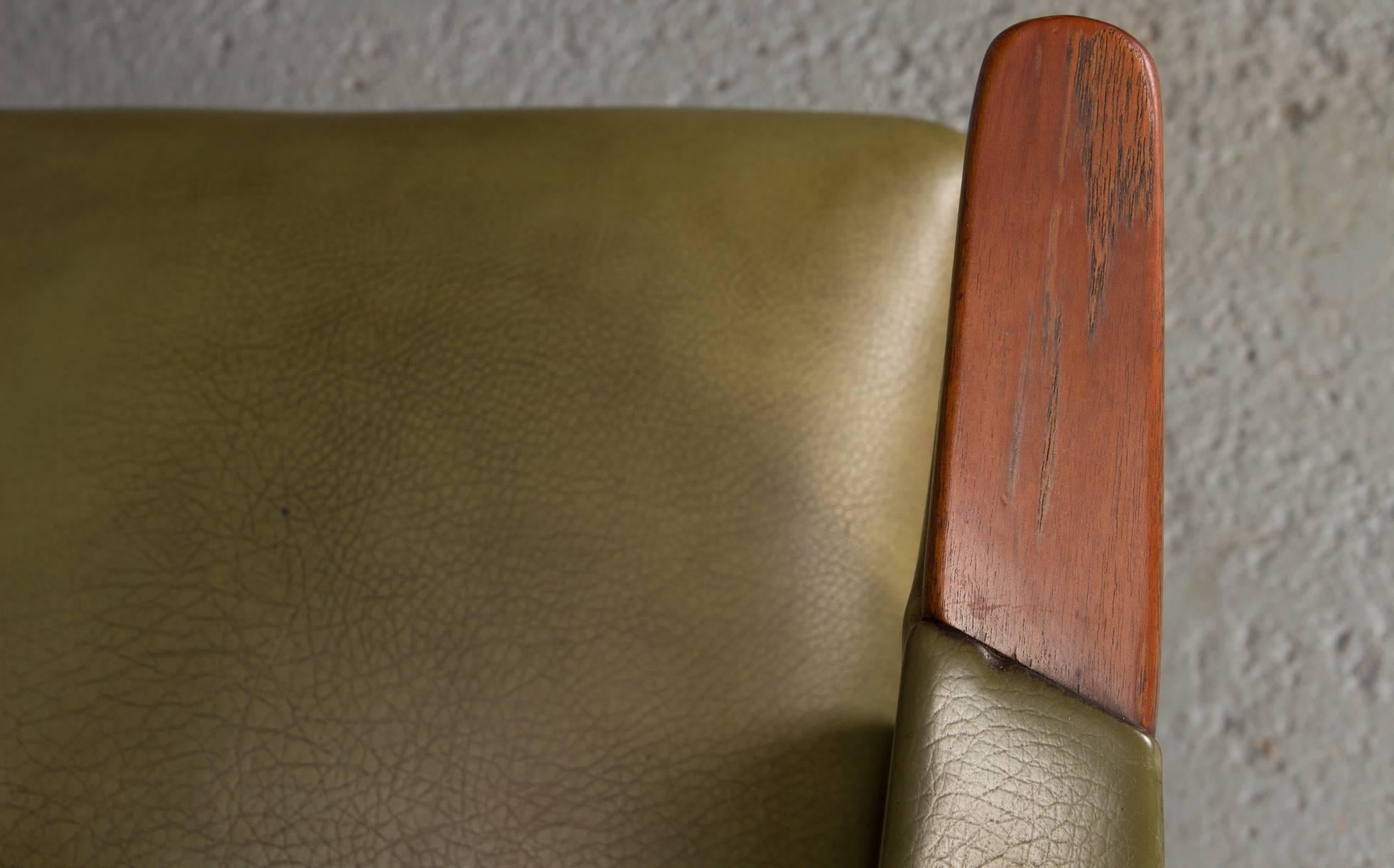 Low Back Danish Modern Lounge Sessel im Zustand „Gut“ im Angebot in Belmont, MA