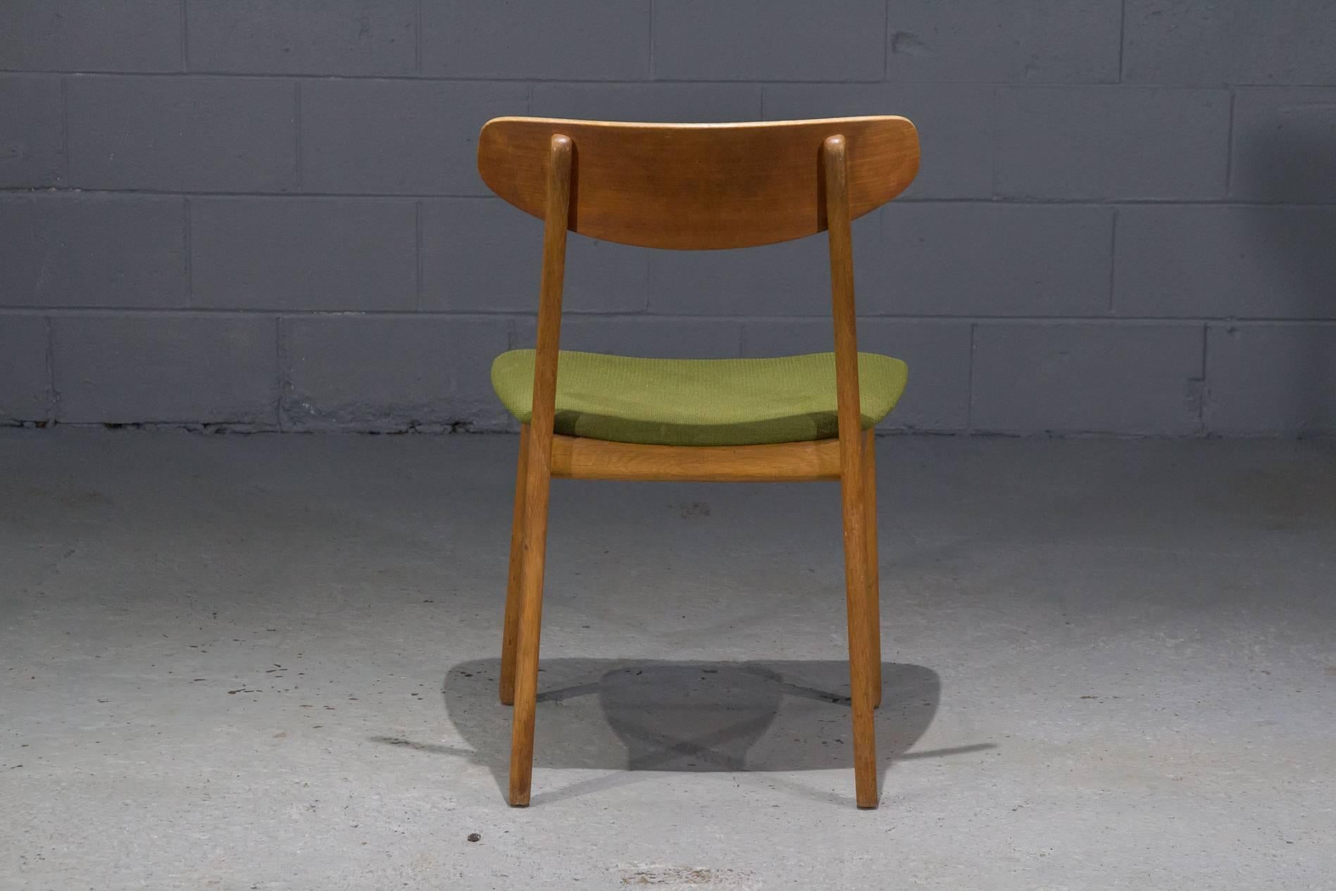 Mid-Century Modern Set of Four Danish Modern Teak Dining Chairs