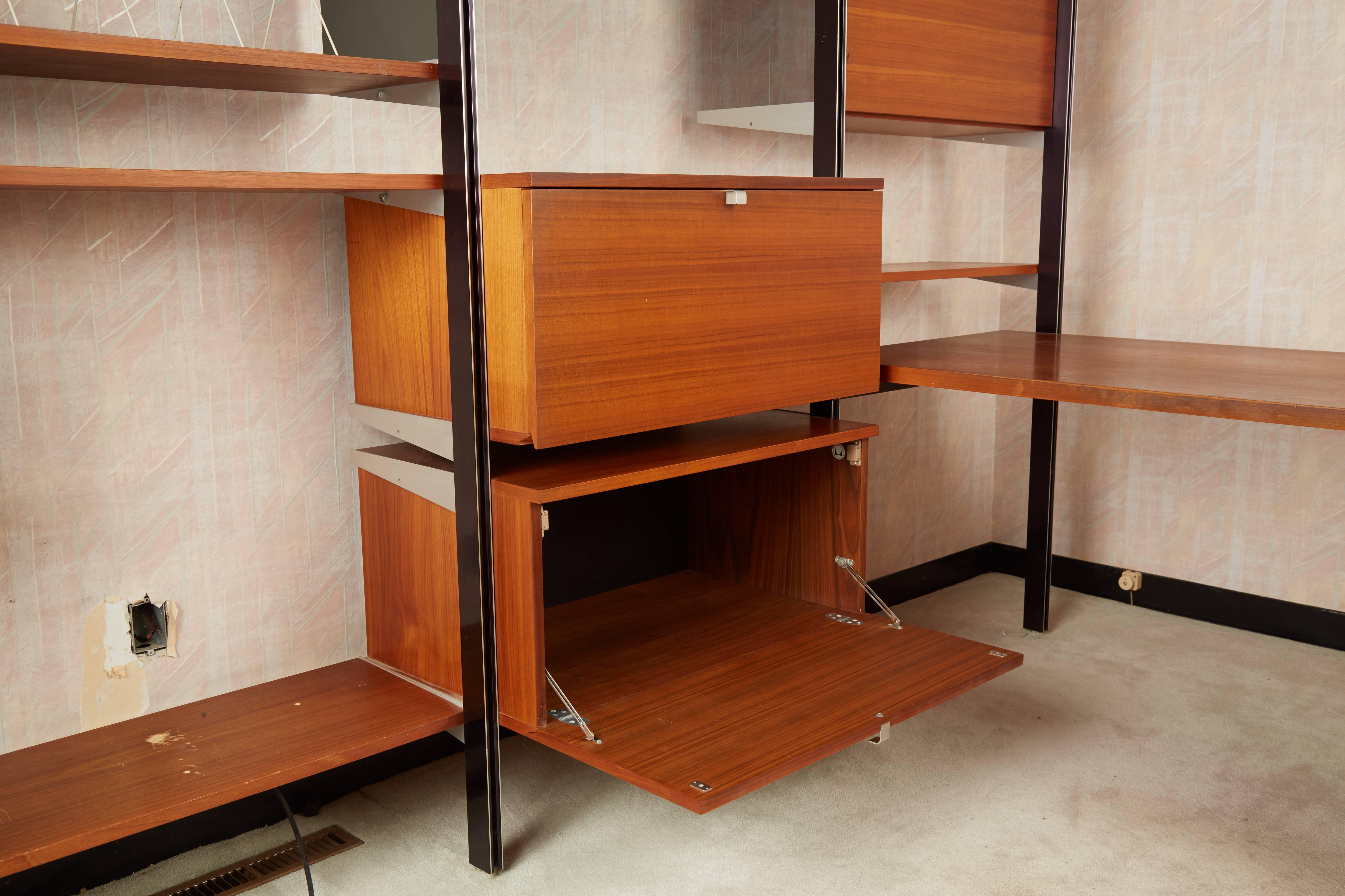 American CSS Wall Unit with Desk by George Nelson for Herman Miller