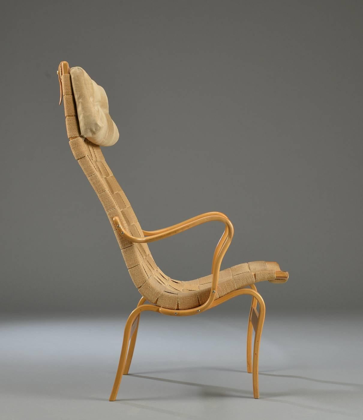 Mid-Century Modern Eva Armchair by Bruno Mathsson