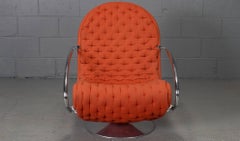 Pareja de sillones 1-2-3 Series Easy Chair de Verner Panton para Fritz Hansen