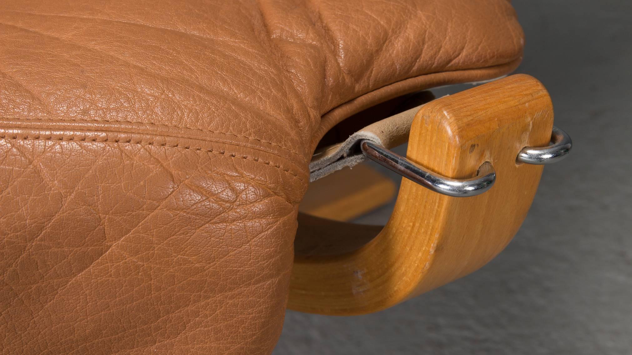 Pair of Low Back Falcon Sling Chairs by Sigurd Ressell for Vatne Mobler, Norway 2