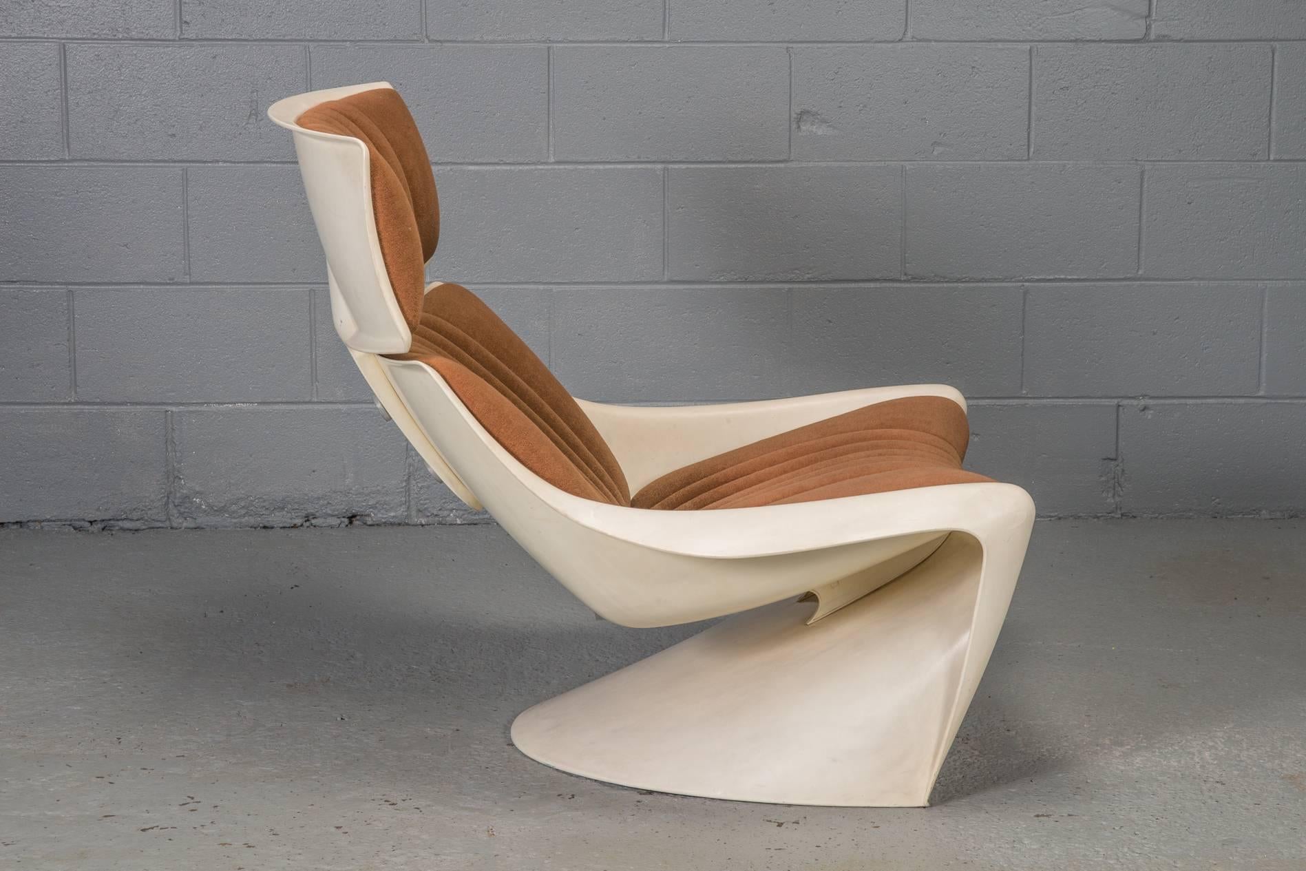 Mid-Century Modern Meteor Lounge Chair and Ottoman by Steen Ostergaard for Cado