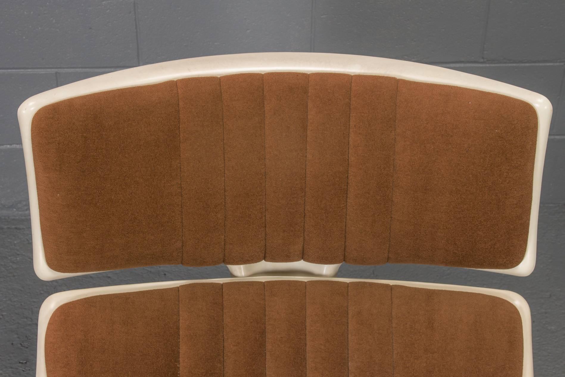 Plastic Meteor Lounge Chair and Ottoman by Steen Ostergaard for Cado