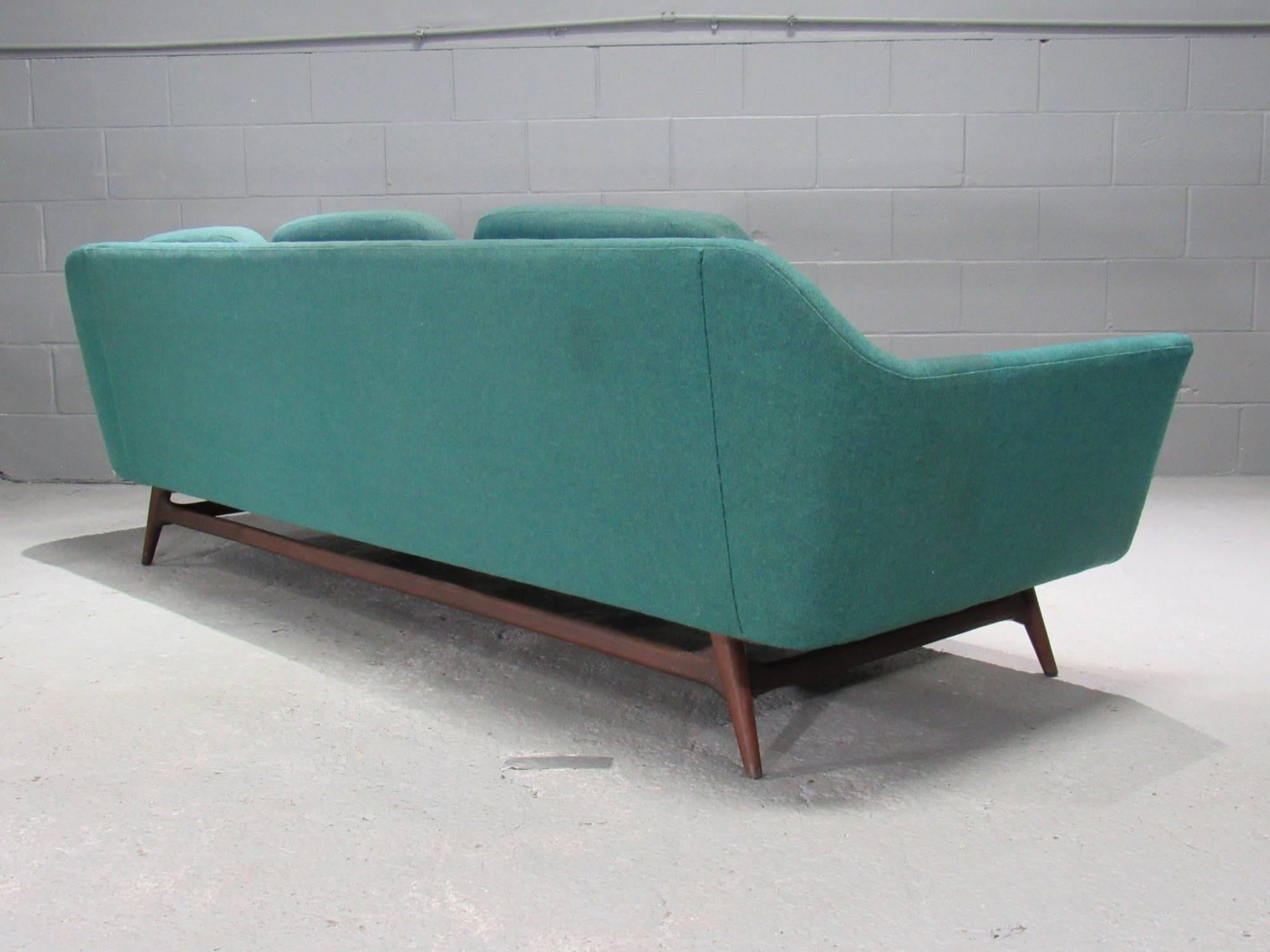 Mid-Century Modern Extra Long Danish Modern Sofa