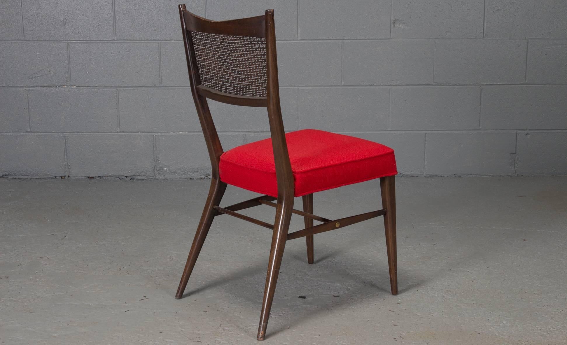 Set of Four Irwin Collection Dining Chairs by Paul McCobb for Directional In Good Condition For Sale In Belmont, MA