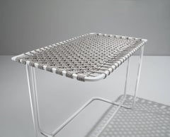 Double Curve Side Table in Powder-Coated Steel 2016 by Post & Gleam
