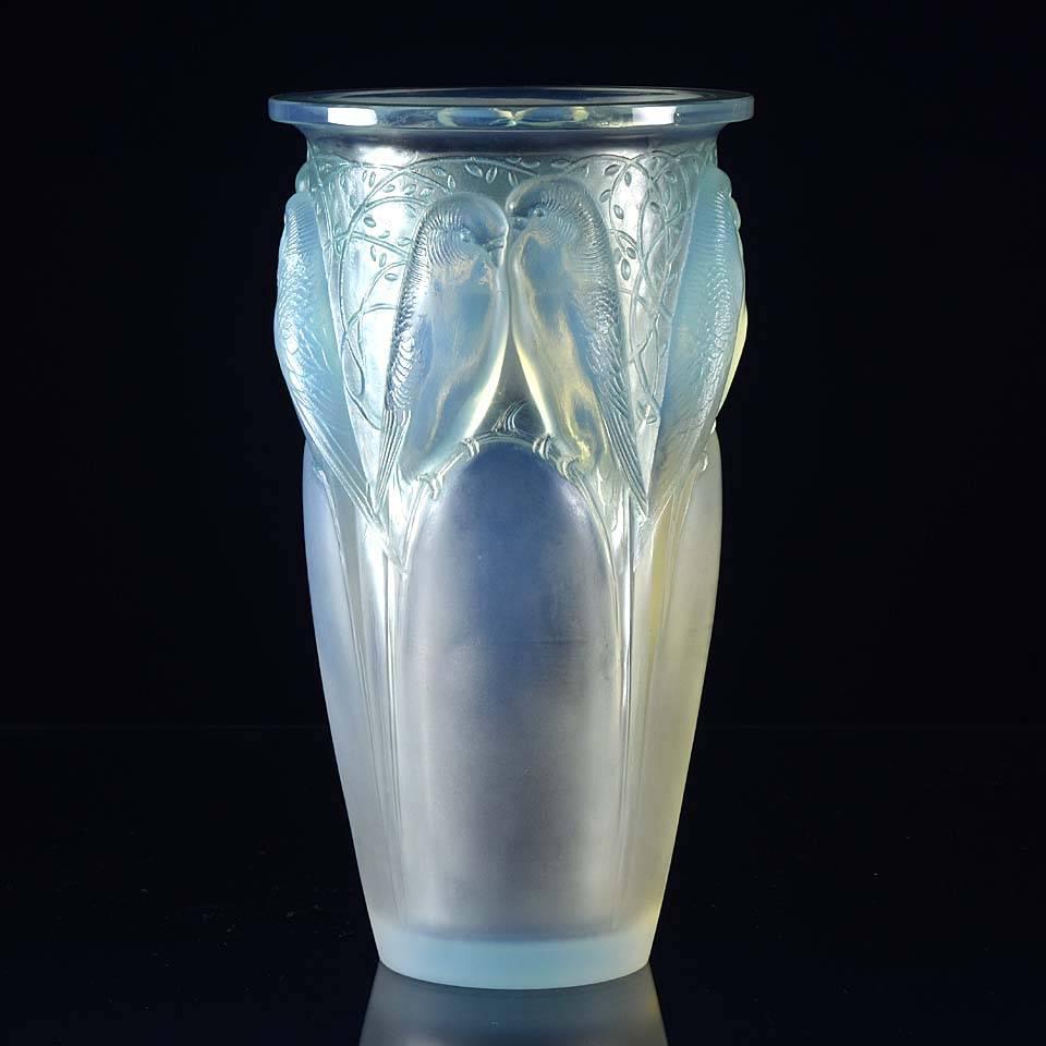 lalique ceylan vase for sale
