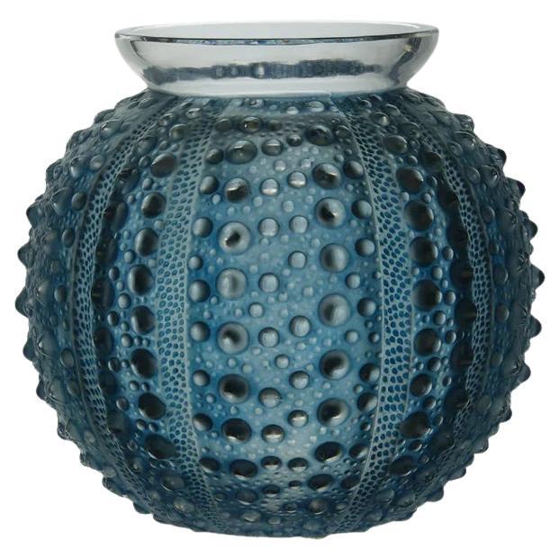 Early 20th Century Art Deco Glass Vase entitled "Oursins" by René Lalique