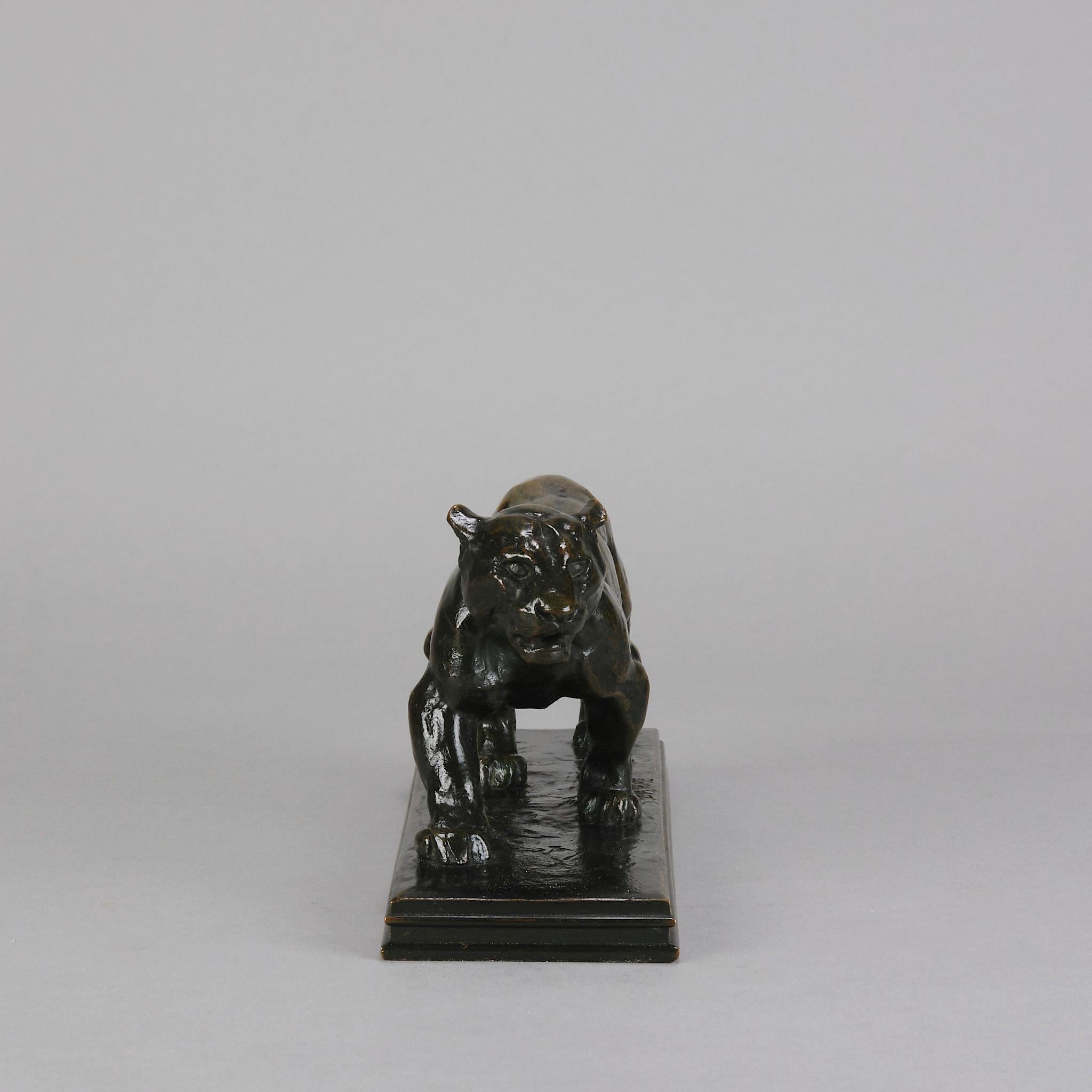 Francese Bronzo Animalier della metà del XIX secolo 
