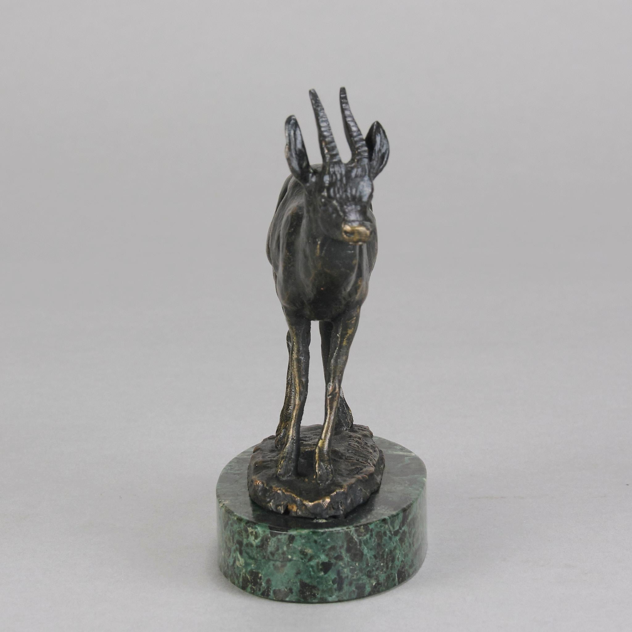 Francese Bronzo Animalier francese della metà del XIX secolo intitolato 
