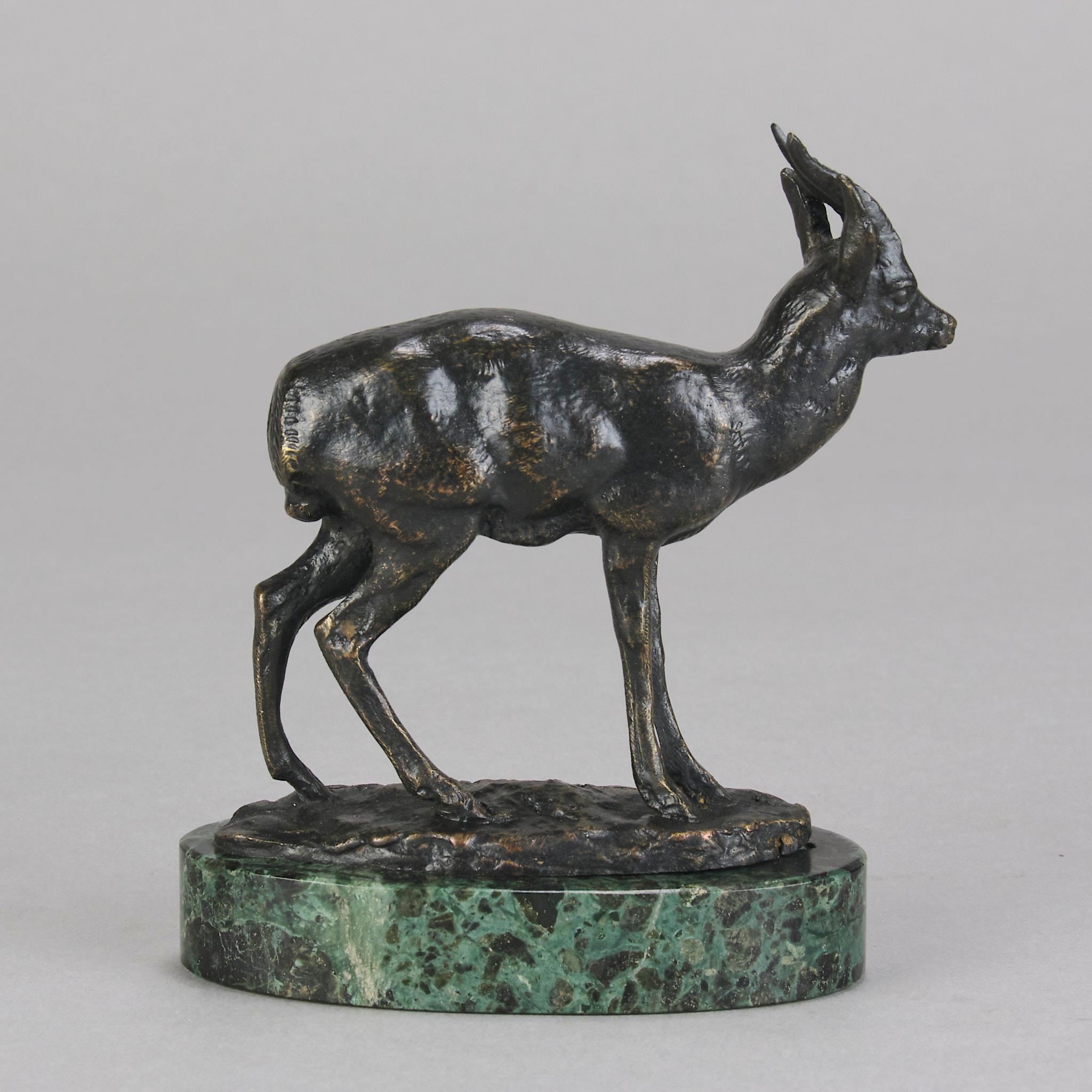 Bronzo Animalier francese della metà del XIX secolo intitolato 