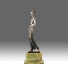 Early 20th Century Art Deco Bronze entitled "Trouser Girl" by Josef Lorenzl