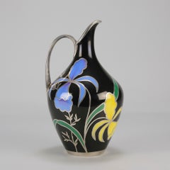 Excellent Mid 20th Century Silvered "Art Deco Decanter" by Friedrich Spahr