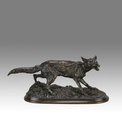 Late 19th Century Animalier Bronze entitled "Reynard" by P J Mêne