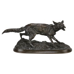 Late 19th Century Animalier Bronze entitled "Reynard" by P J Mêne