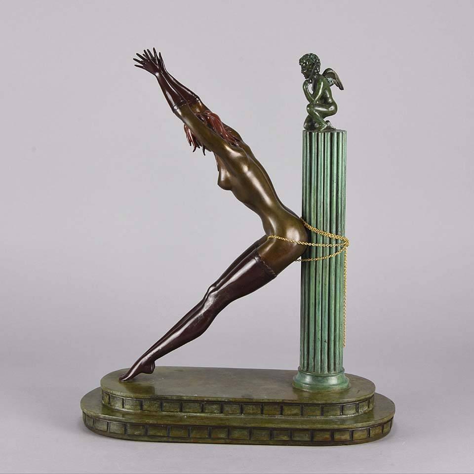 American 'Prisoner of Love' Limited Edition Bronze by Erté