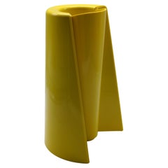 Enzo Mari per Officine Alessi Vaso Giallo "Pago Pago" Italia 1972