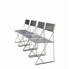 Niels Jørgen Haugesen für Magis, 4er-Set stapelbarer Stühle „Nuova X-Line Omli“, I