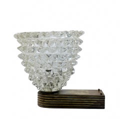 Ercole Barovier for Barovier & Toso, Murano Glass Wall Sconce with Beaked Design, 1940s
