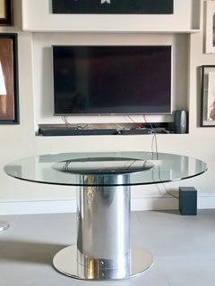 Antonia Astori for Cidue Round Dining Table "Cidonio" Italy 1960s