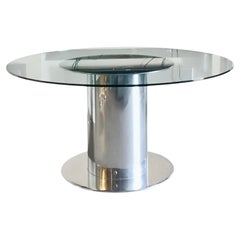 Antonia Astori for Cidue Round Dining Table "Cidonio" Italy 1960s