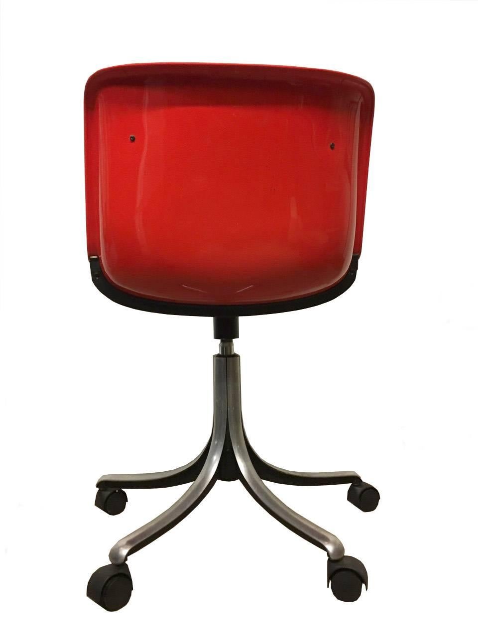 Tecno Modus Chairs Designed by Osvaldo Borsani In Excellent Condition In Naples, IT