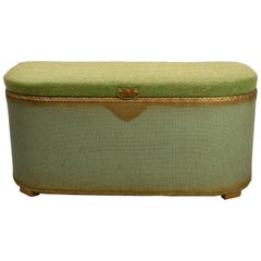 Vintage Lloyd Loom Ottoman