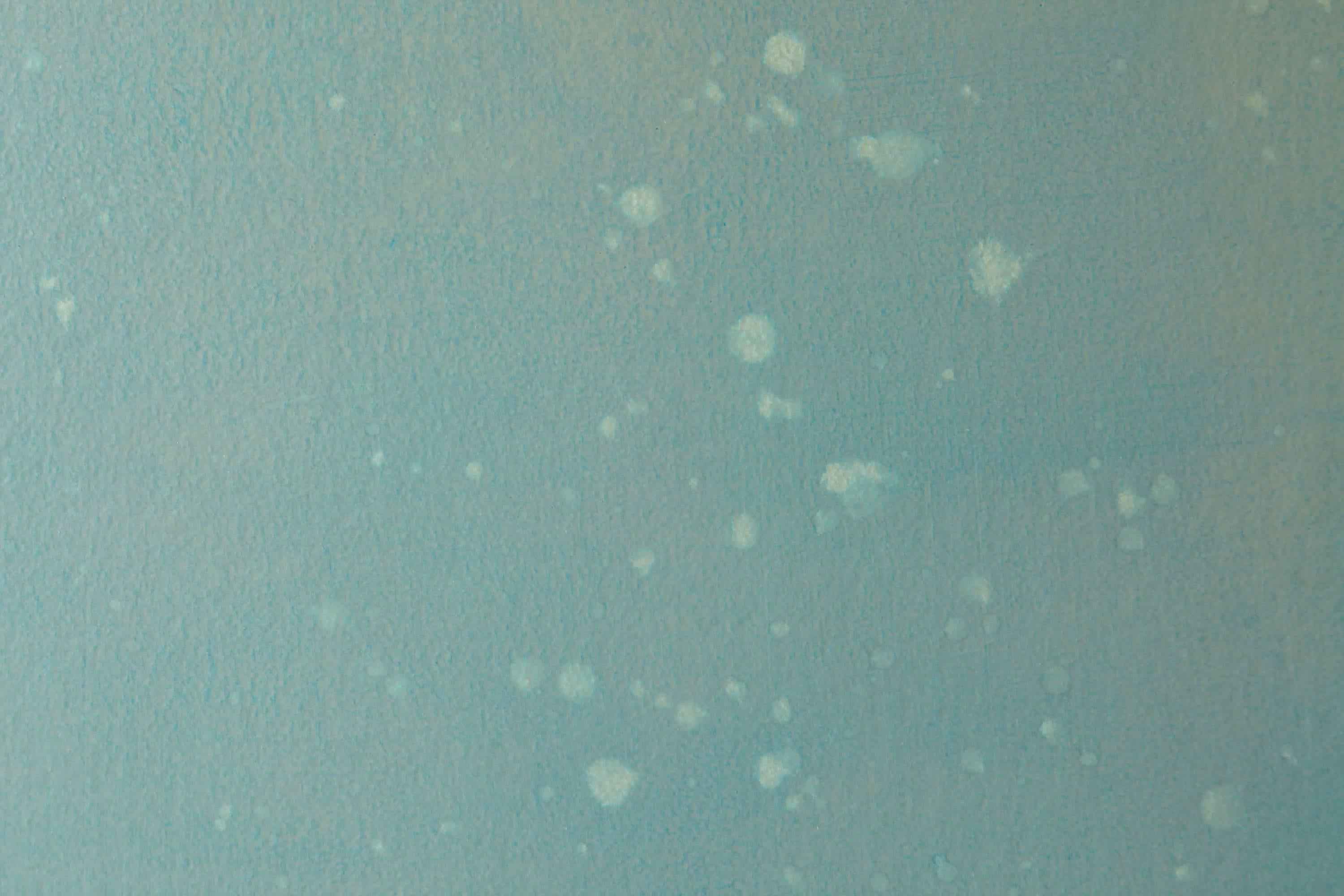 This listing is for a panel order of IMMERSION in SIMMER SEA . 
Before placing a panel order, a sample order is required.

Immersion in Simmer Sea is atmospheric, hazy layers of blue and grey color, fading in and out, with big and small lightly