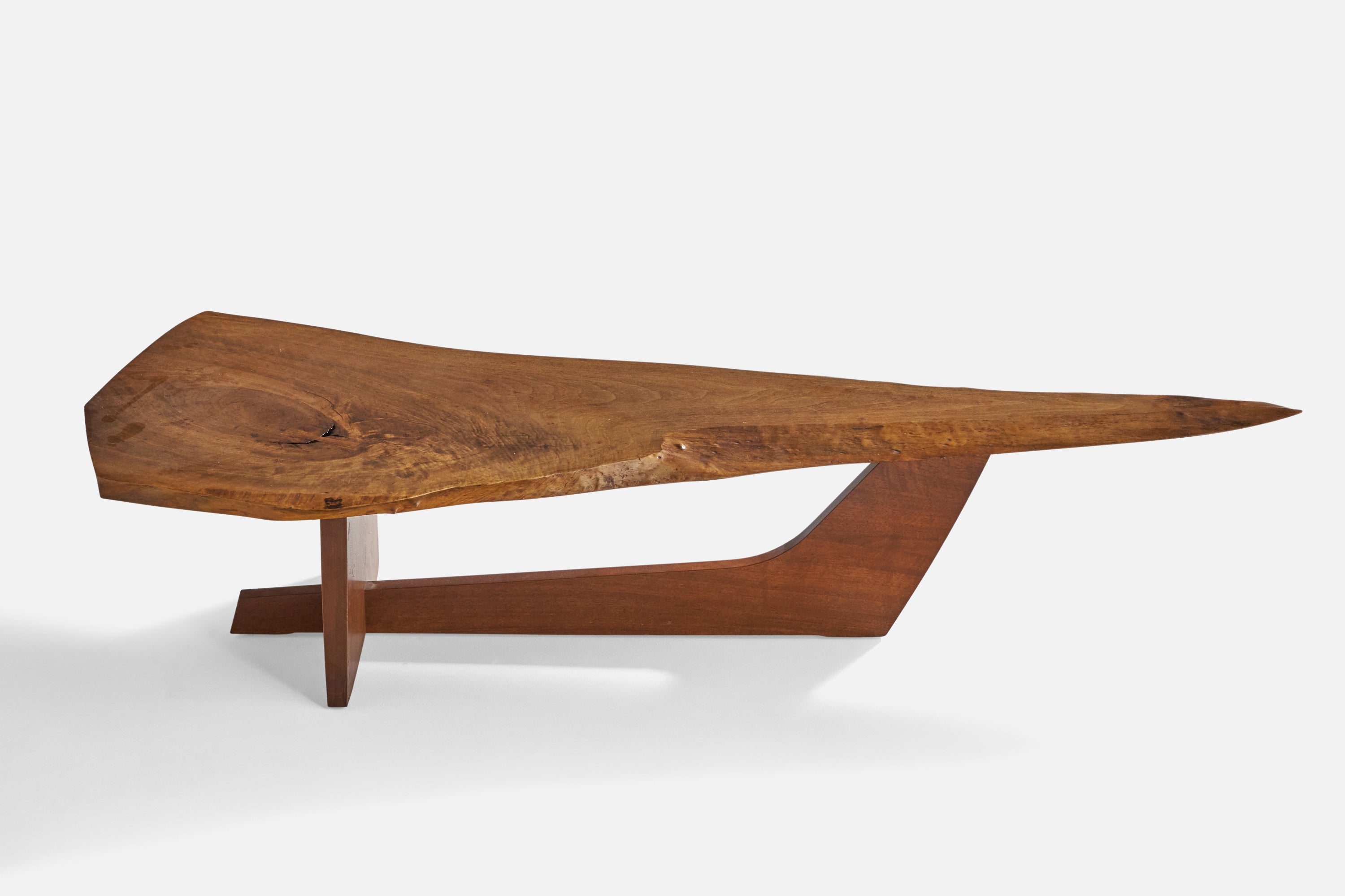 George Nakashima, Coffee Table, American Black Walnut, New Hope, USA, 1982 For Sale