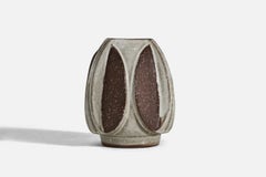 Marianne Starck, Vase, glasiertes Steingut, Michael Andersen, Dänemark, 1960er Jahre