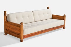 Uno Kristiansson, Canapé, Pine, Tissu, Suède, 1970