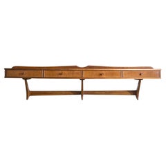 Diseñador italiano, Mesa consola, Madera, Italia, Años 1930