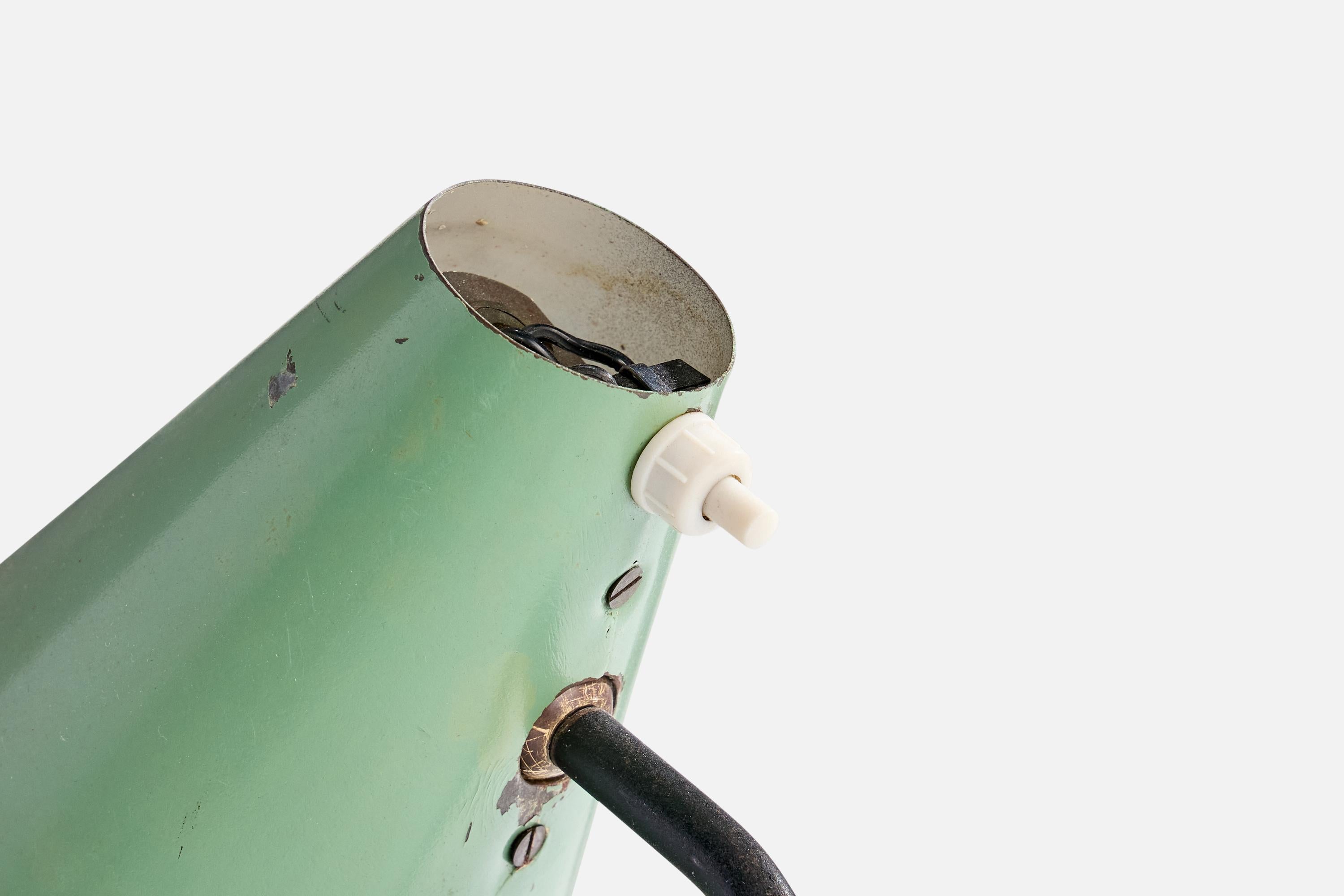 French Designer, Table Lamp, Metal, France, 1950s For Sale 2