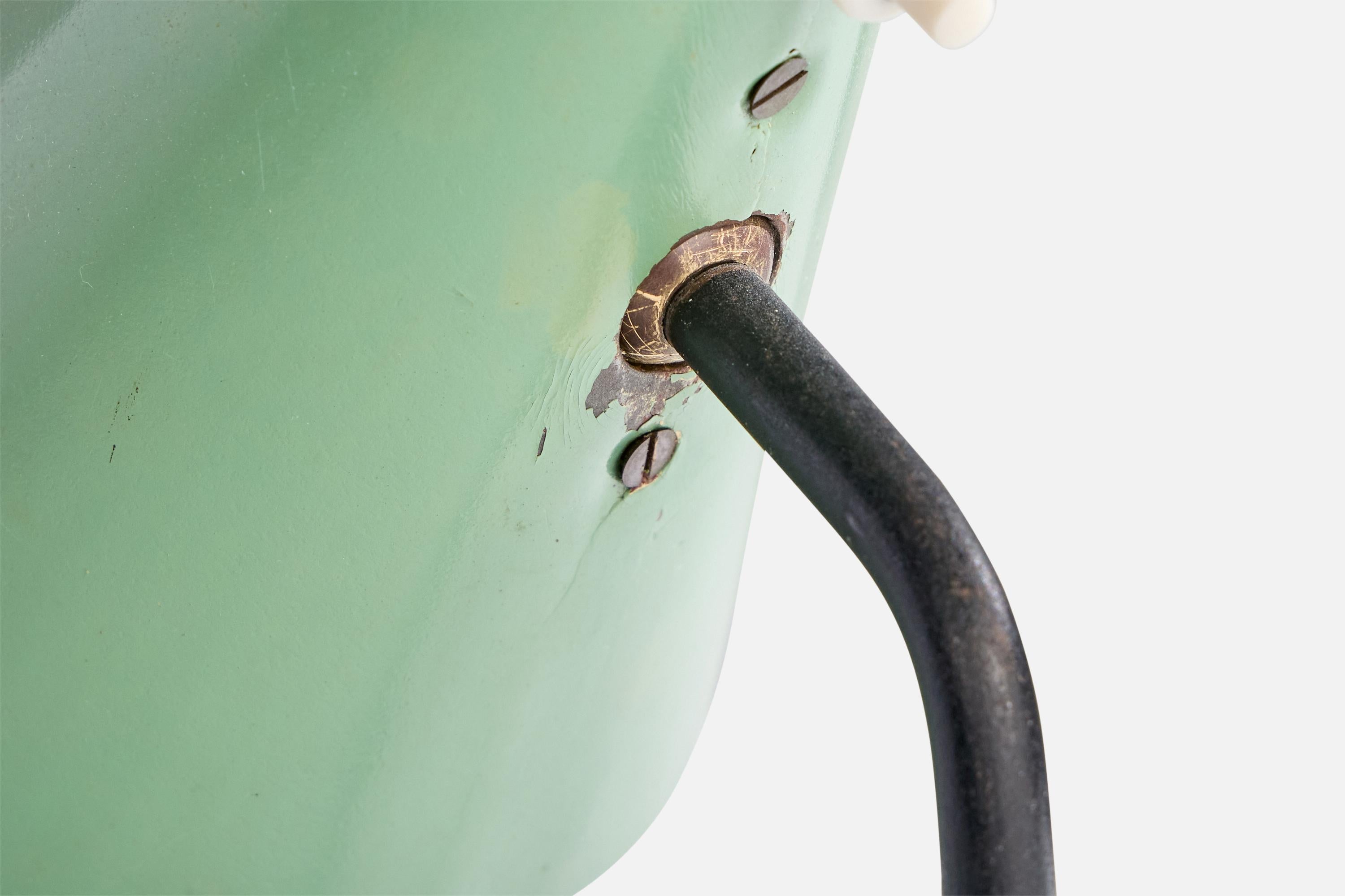 French Designer, Table Lamp, Metal, France, 1950s For Sale 3