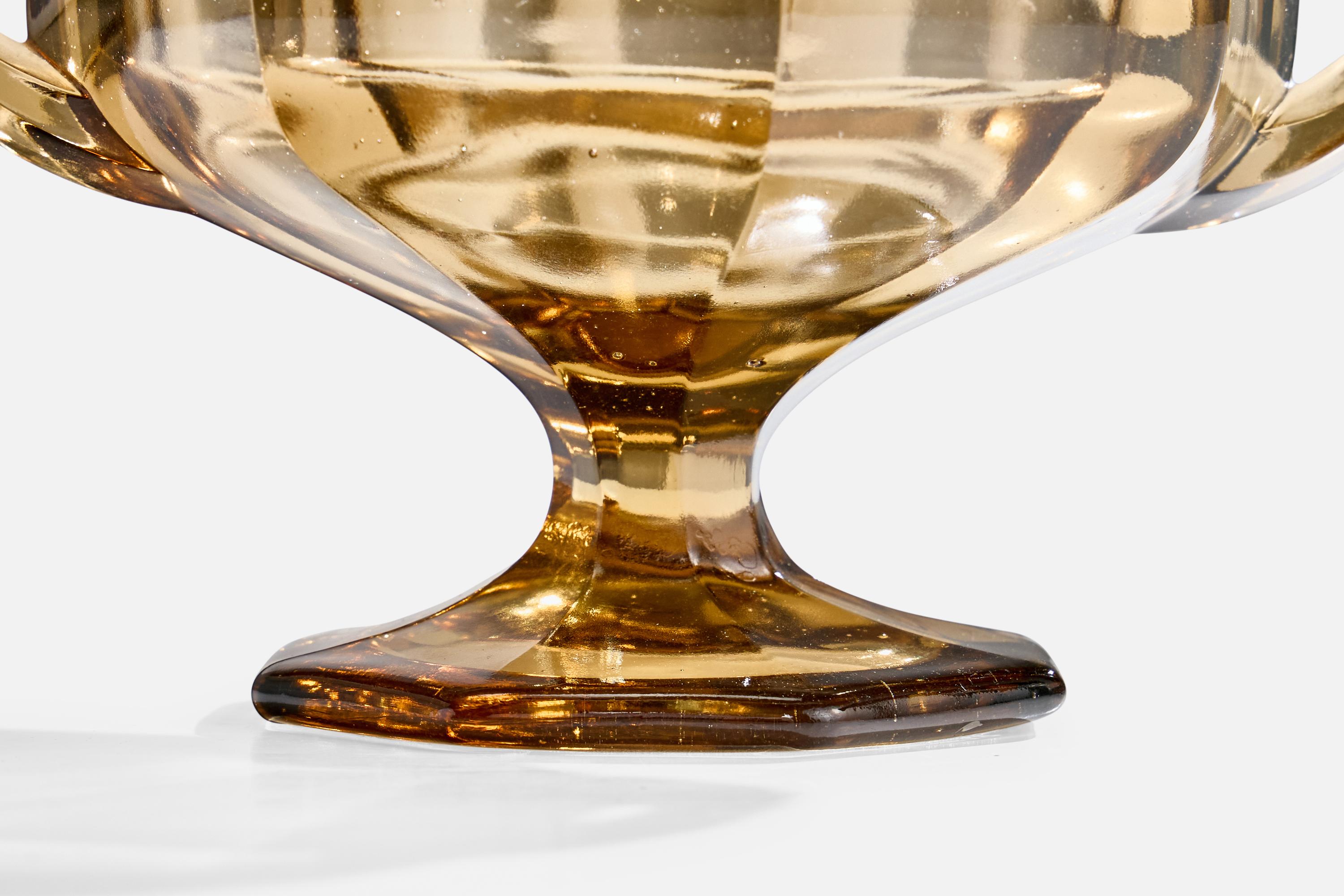 Ciotola di design svedese, vetro, Svezia, anni '1930 in vendita 1