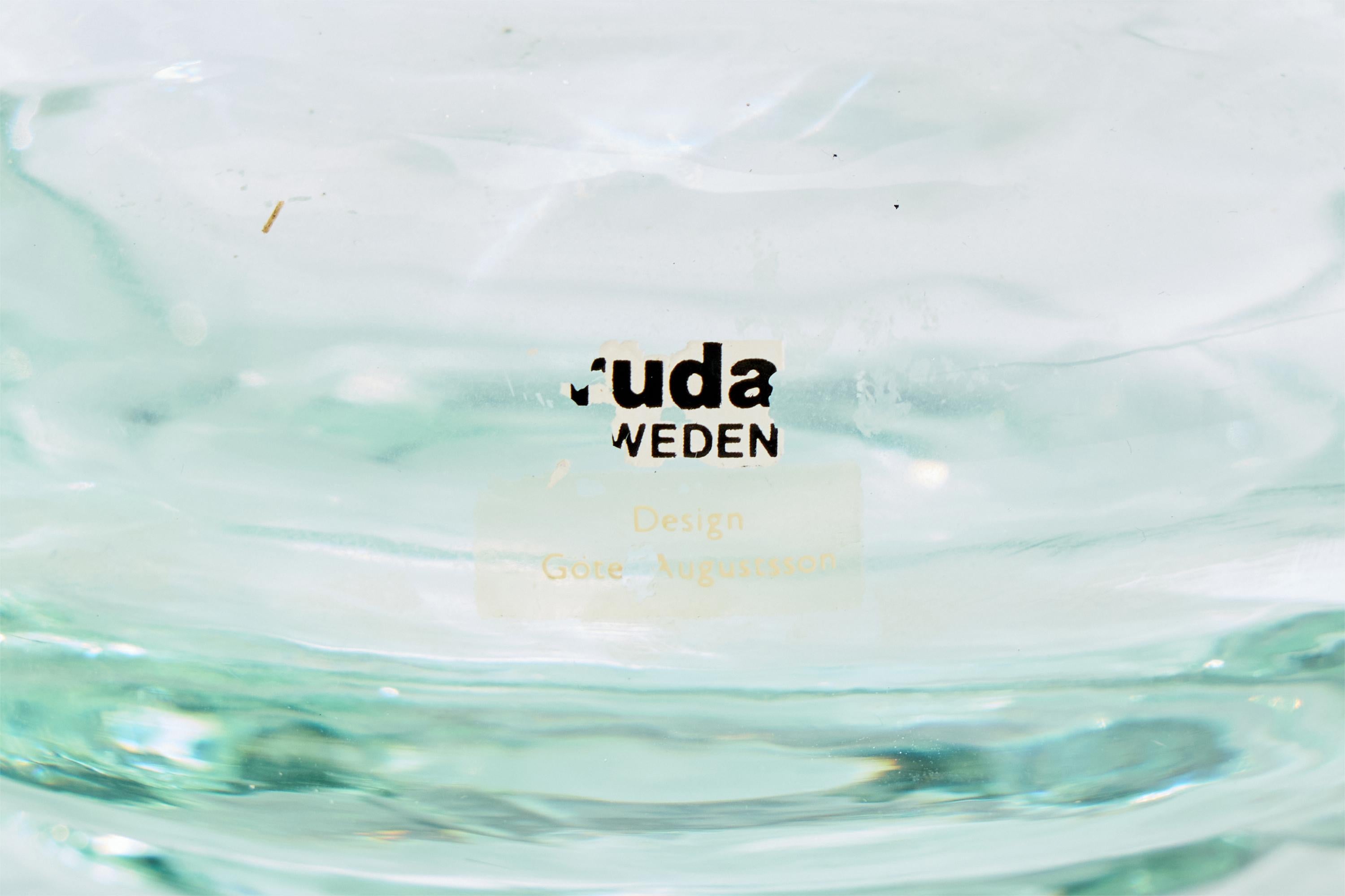 Göte Augustsson, vase, verre, Suède, années 1960 en vente 2
