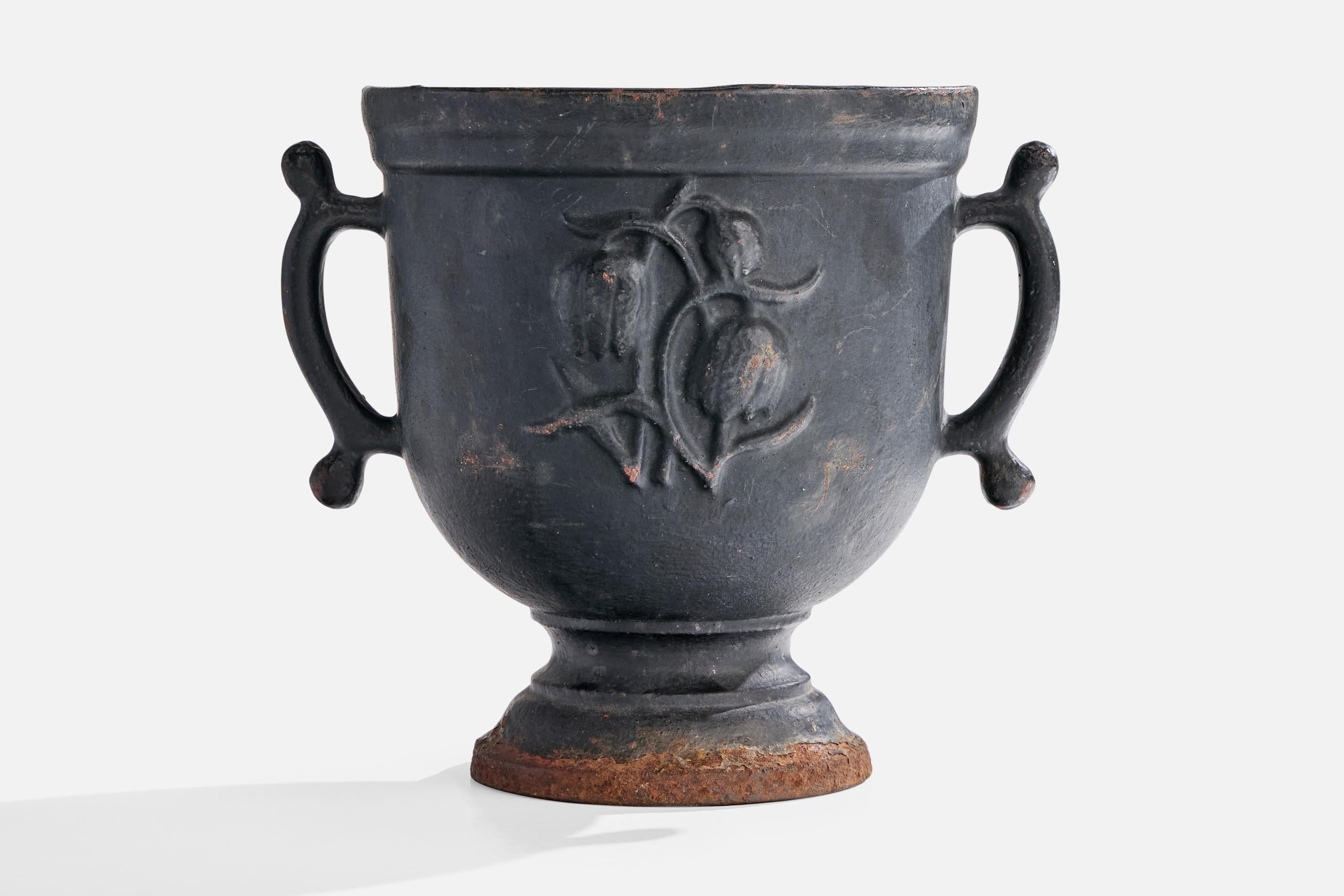 Alunda Gjuteri, Vaso, Ferro, Svezia, anni '50 In condizioni buone in vendita a High Point, NC