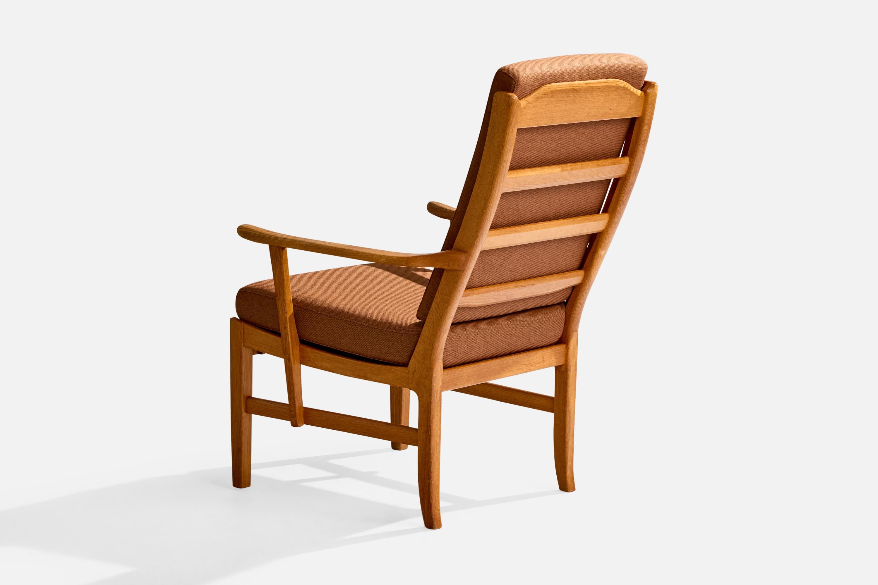 Milieu du XXe siècle Carl Malmsten, chaises longues, pin, tissu, Suède, années 1950 en vente