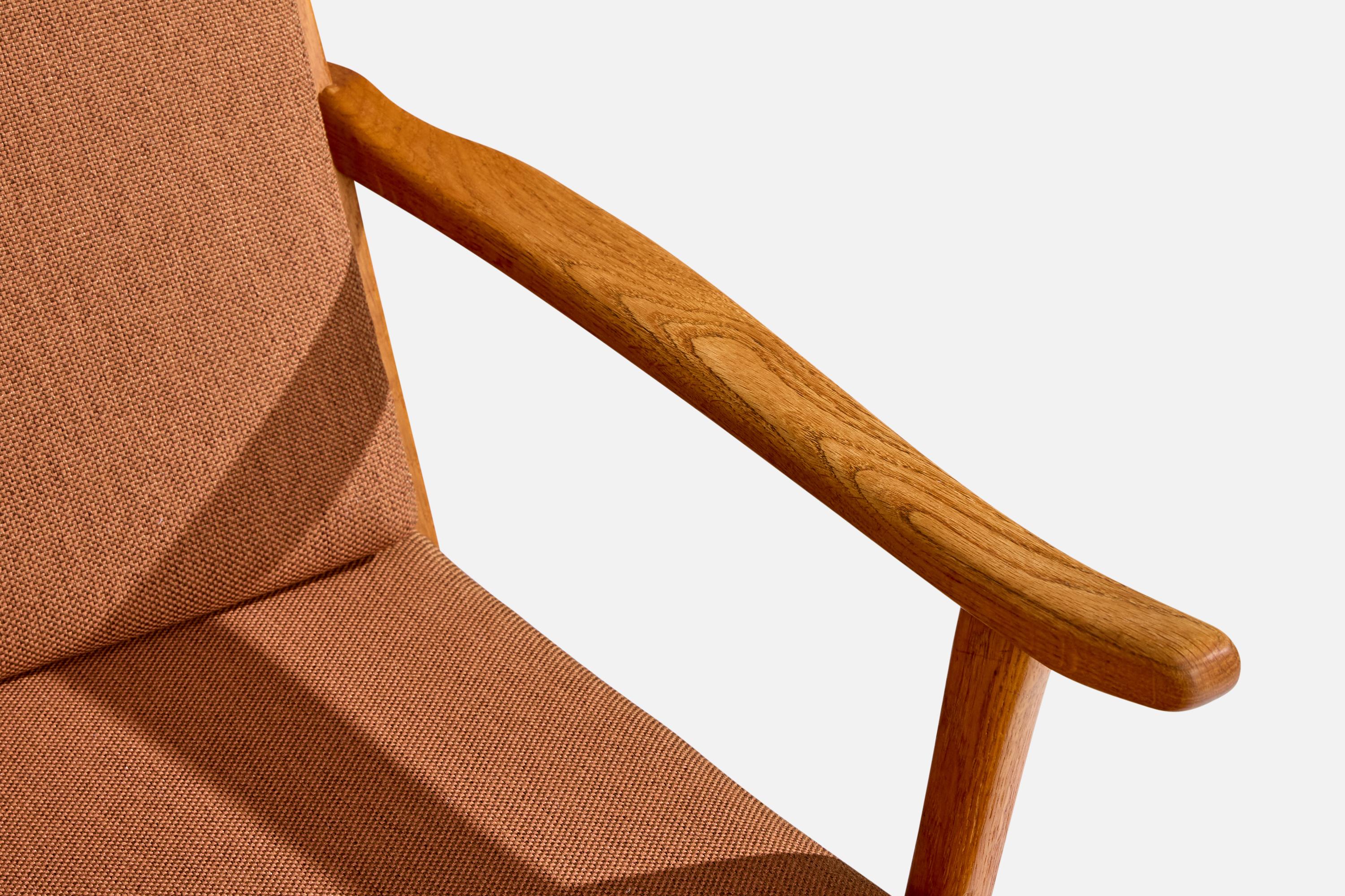 Carl Malmsten, chaises longues, pin, tissu, Suède, années 1950 en vente 3
