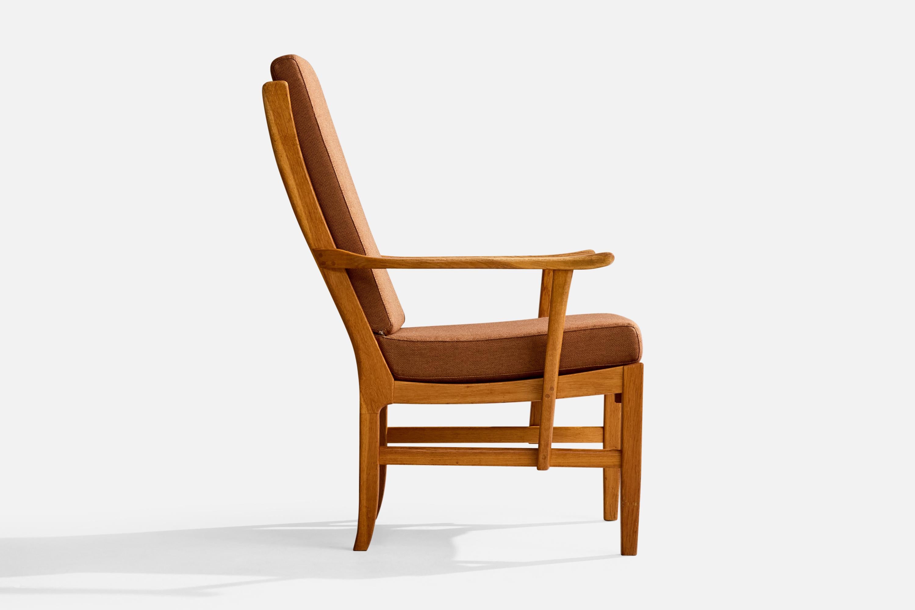 Tissu Carl Malmsten, chaises longues, pin, tissu, Suède, années 1950 en vente