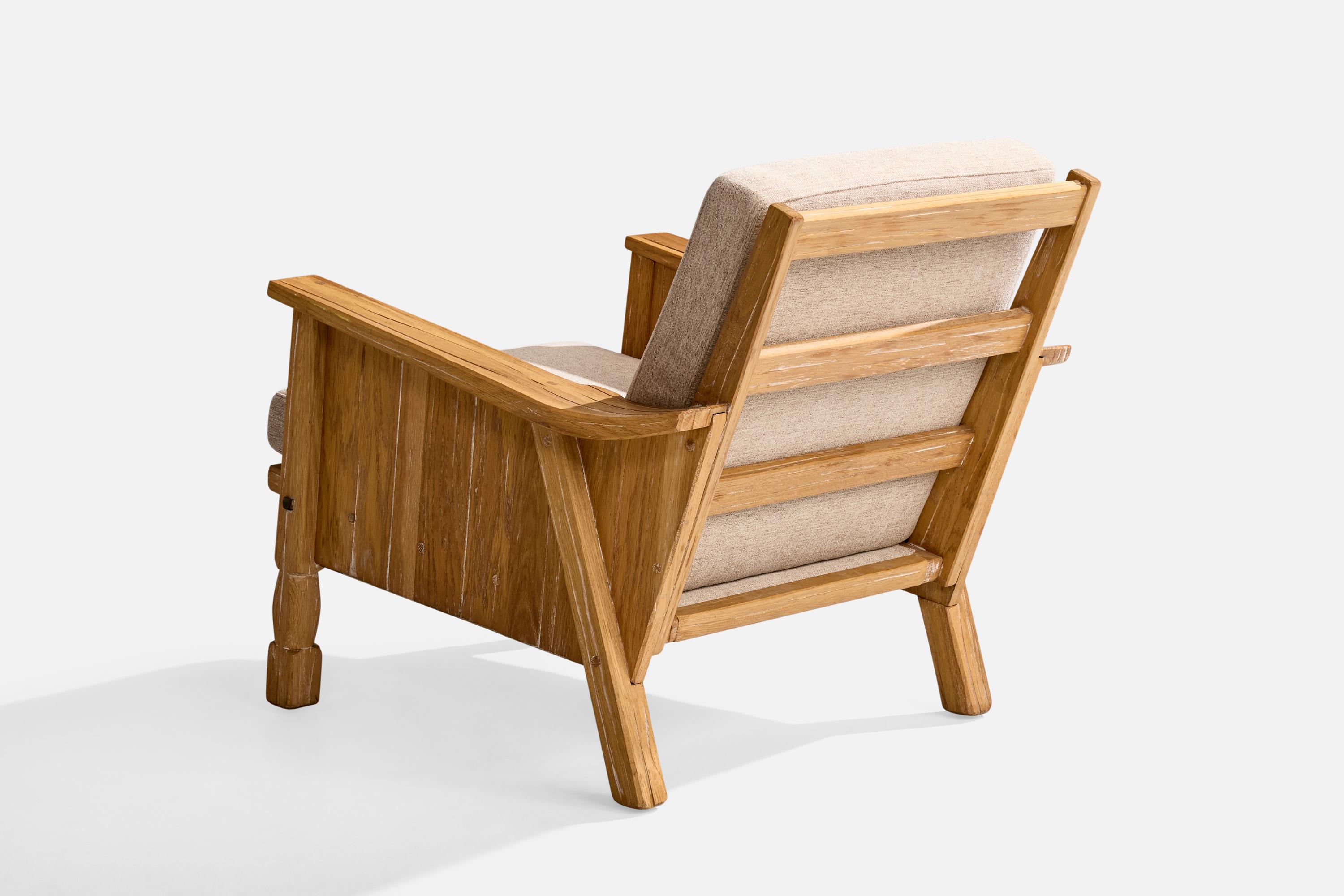A. Brandt Ranch Oak, Sillas de salón, Tela, Roble, EE.UU., Década de 1950 en venta 7