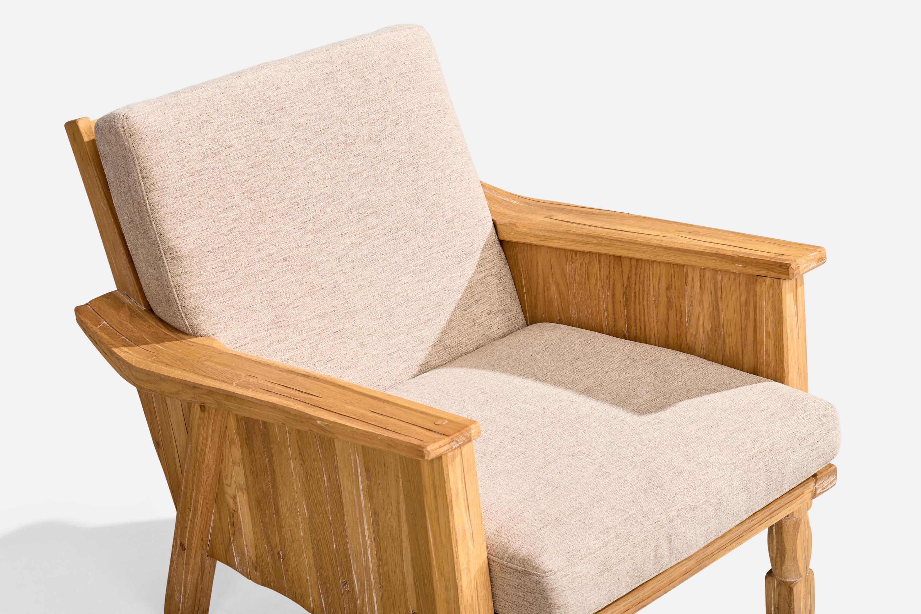 A. Brandt Ranch Oak, Sillas de salón, Tela, Roble, EE.UU., Década de 1950 en venta 5