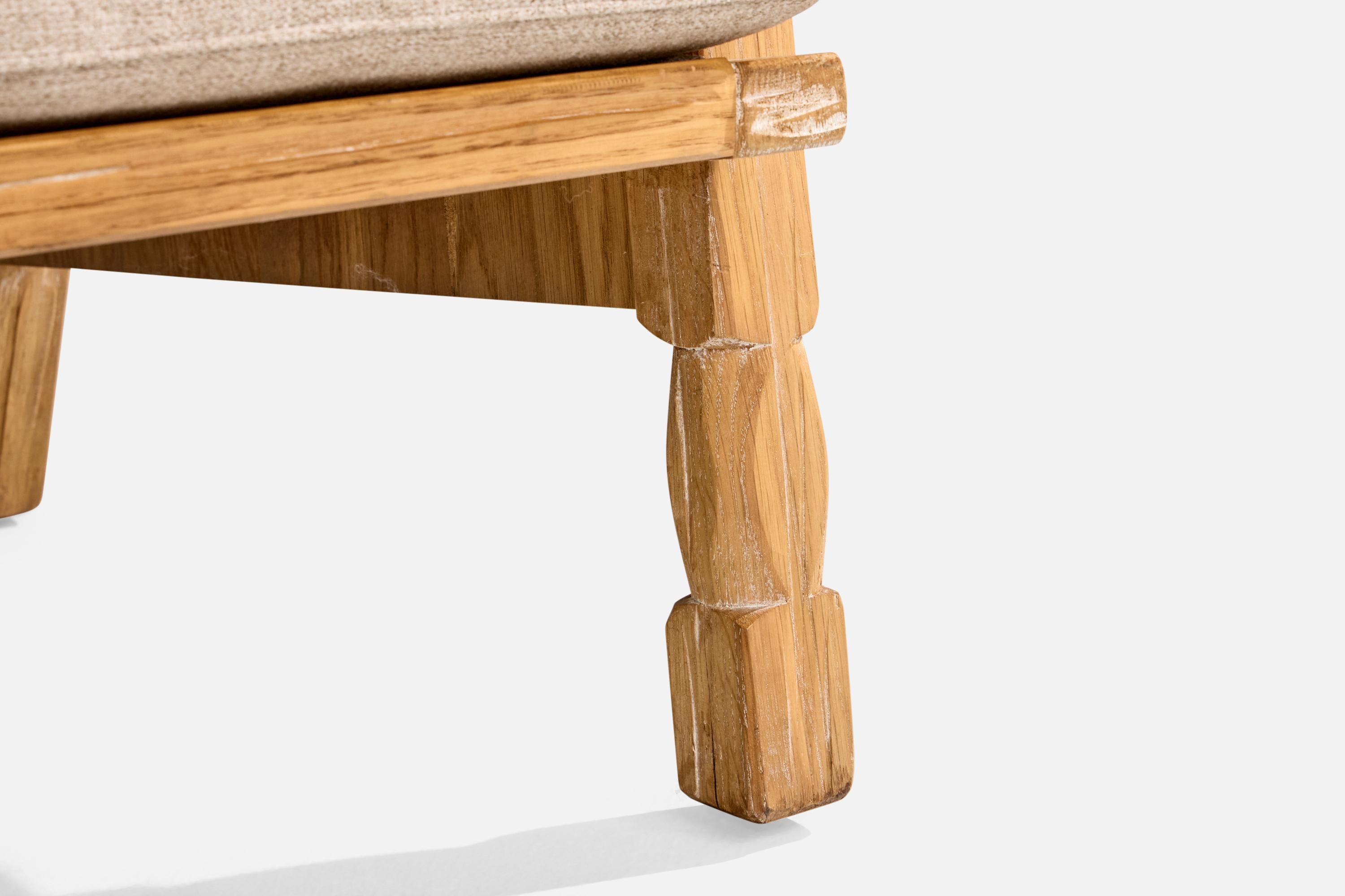 A. Brandt Ranch Oak, Sillas de salón, Tela, Roble, EE.UU., Década de 1950 mediados del siglo XX en venta