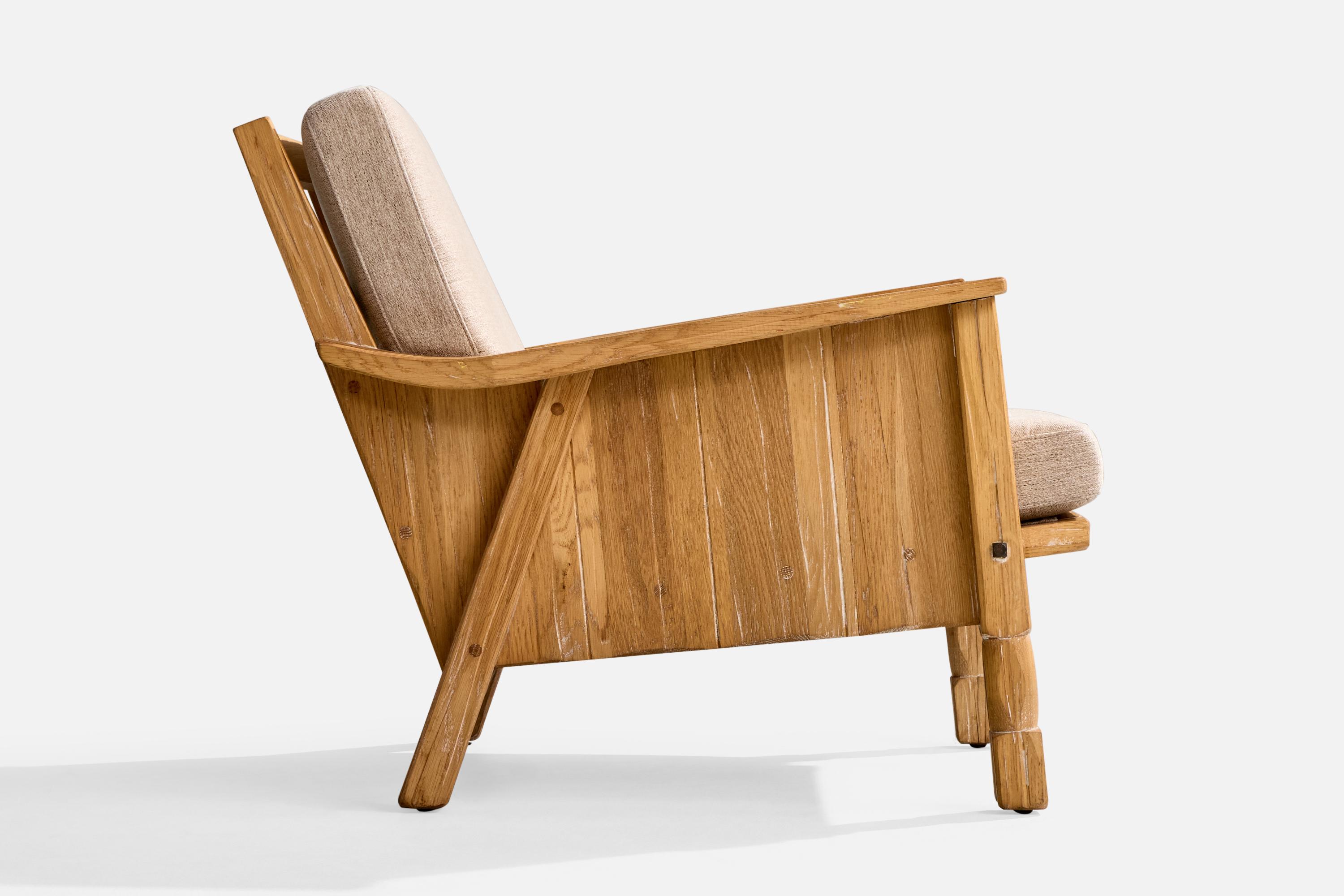 A. Brandt Ranch Oak, Sillas de salón, Tela, Roble, EE.UU., Década de 1950 en venta 6