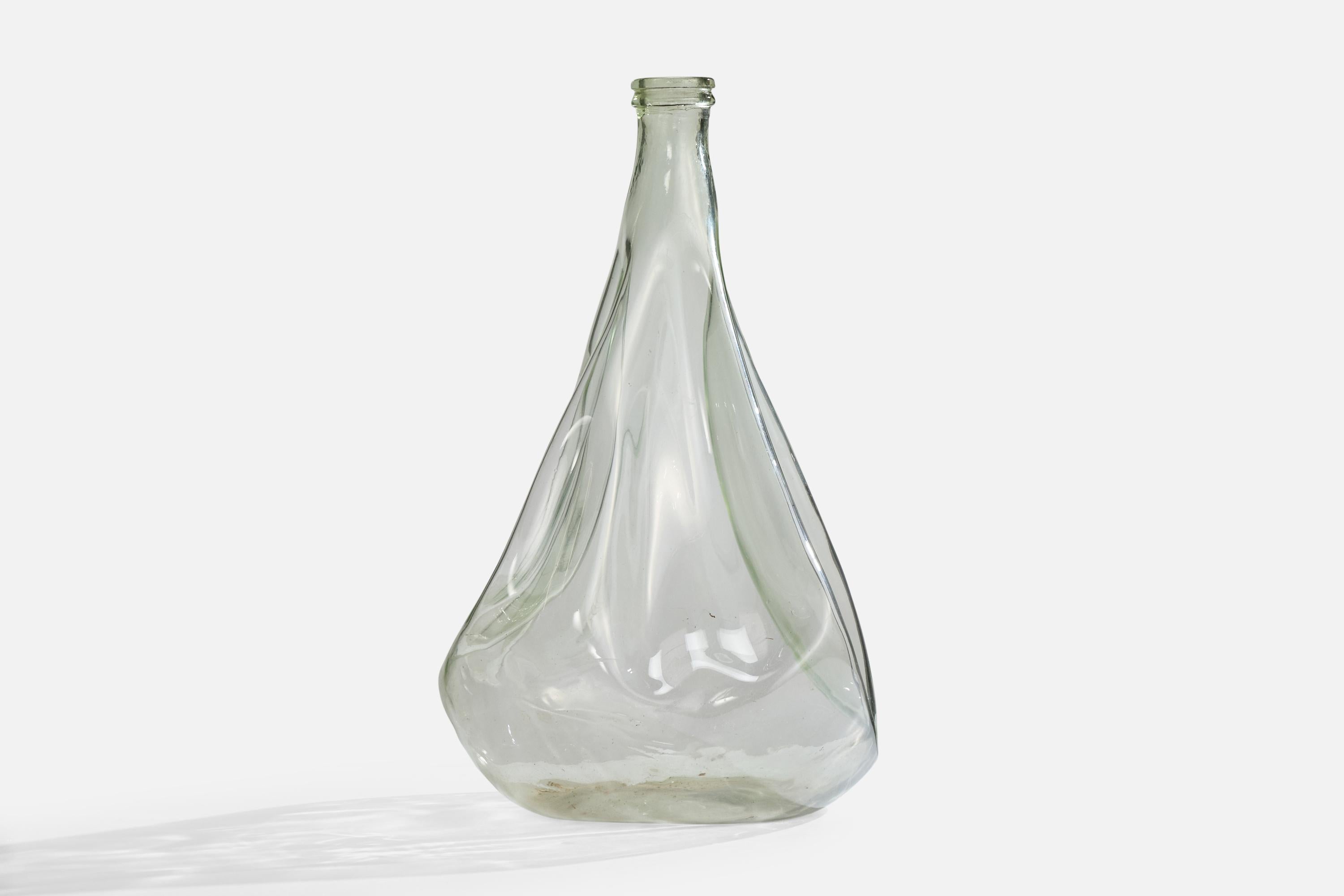 Designer svedese, vaso di grandi dimensioni, vetro, Svezia, anni '40 In condizioni buone in vendita a High Point, NC
