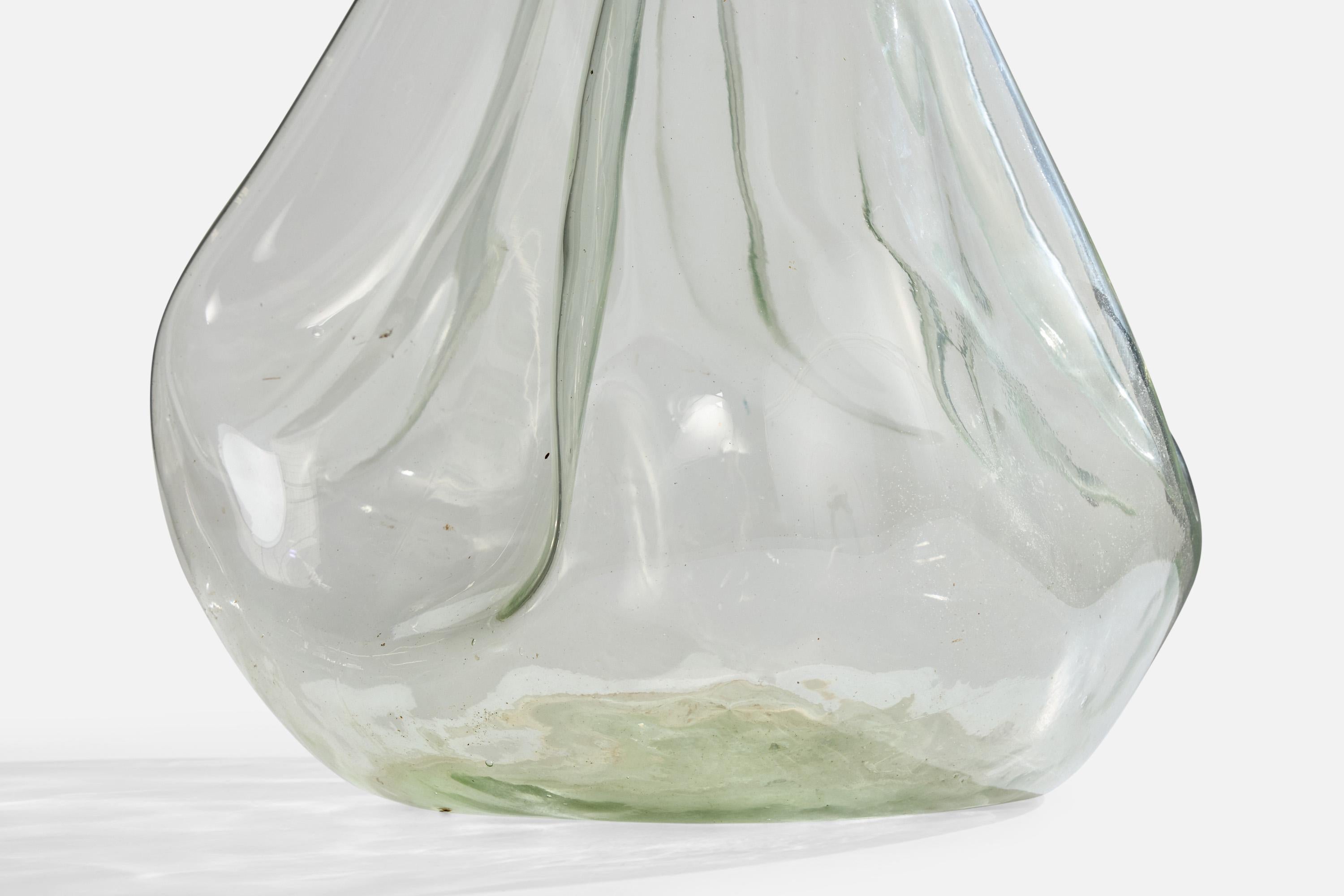 Designer svedese, vaso di grandi dimensioni, vetro, Svezia, anni '40 in vendita 3